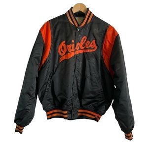 𝅺starter Diamond Collection vintage Orioles jacket black orange XL